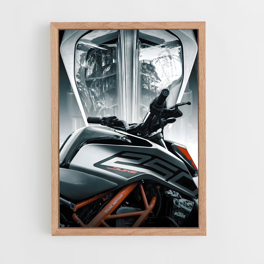 Poster Lueur de Vitesse – affiche KTM Moto (vue 4)